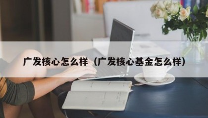 广发核心怎么样（广发核心基金怎么样）